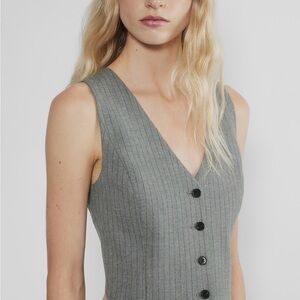 Aritzia Wilfred Pinstripe Pacino Vest 4